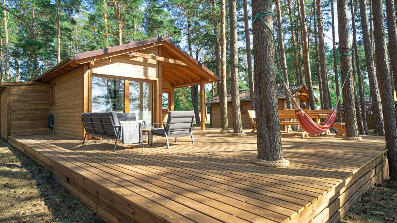 Sloneczny Domek Borsk Nr 2 I 15 - Nad Samym Jeziorem W Pierwszej Linii Exterior foto